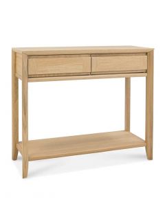 Bergen Oak Console Table with Drawer