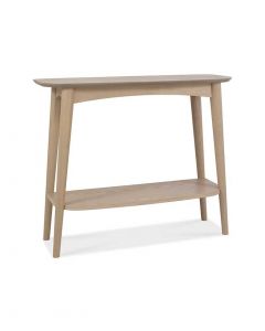 Dansk Scandi Oak Console Table with Shelf