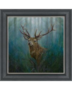 Red Deer Stag by Chris Sharp 86 x 86 cm