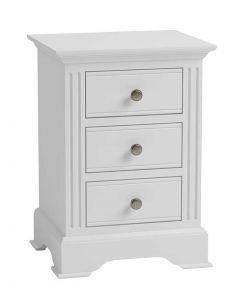 Jasper Painted White Large Bedside Chest