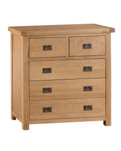 Country Oakham 2 over 3 Drawer Chest