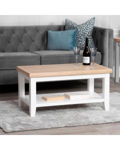 Earlham Dining White Small Coffee Table