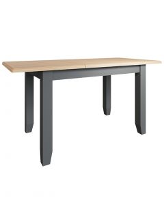 Georgia Painted Grey 1.2m Butterfly Extending Dining Table 