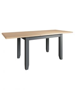 Georgia Painted Grey 1.6m Butterfly Extending Dining Table 