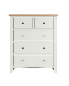 Georgia Painted White 2 over 3 Drawer Chest