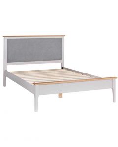 Embalse Painted Stone Super King Size Bed with Padded Headboard