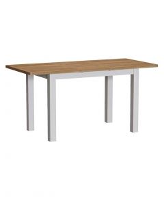 Sienna Painted Dove Grey 1.2m Butterfly Extending Dining Table