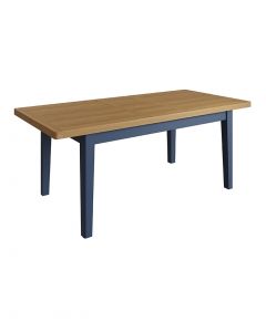 Sienna Painted Blue 1.6m Butterfly Extending Dining Table