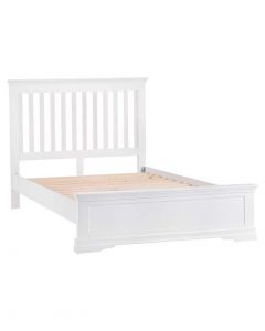 Carmelle Painted White Double Bed
